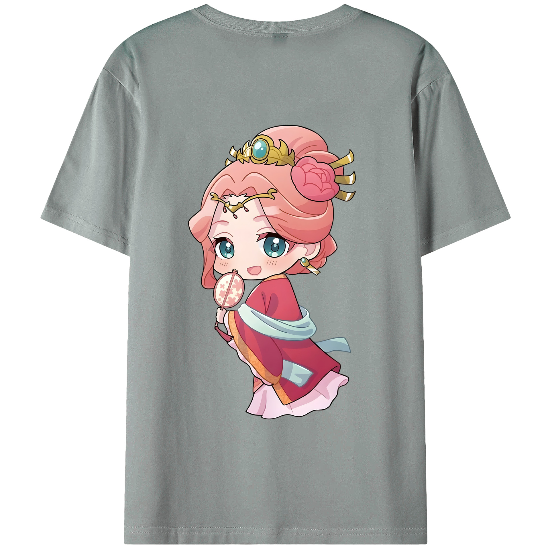 （画像用） 薬屋のひとりごと The Apothecary Diaries 綿100％ メンズ半袖Tシャツ（バックプリント） 通気性
